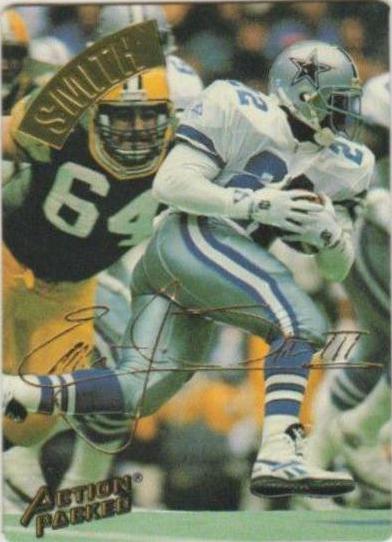 Emmitt Smith #22 Football Cards 1994 Action Packed