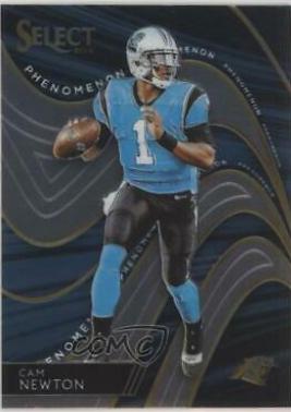 Cam Newton #PH-17 Football Cards 2018 Panini Select Phenomenon