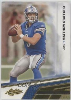 Matthew Stafford #33 Football Cards 2010 Panini Absolute Memorabilia