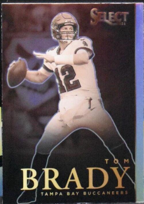 Tom Brady #AS-6 Football Cards 2021 Panini Select Artistic Selections