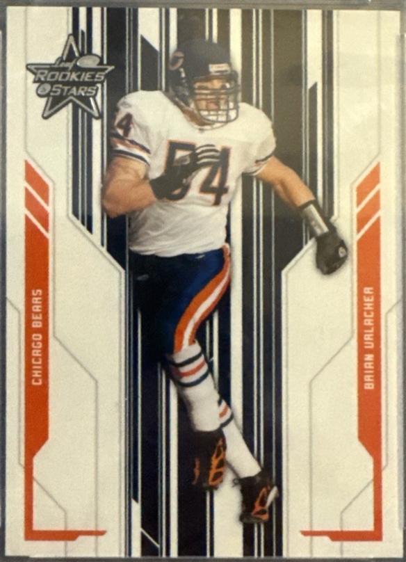Brian Urlacher #17 Football Cards 2005 Leaf Rookies & Stars