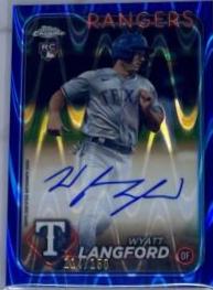 Wyatt Langford [Blue RayWave Refractor] #RA-WL