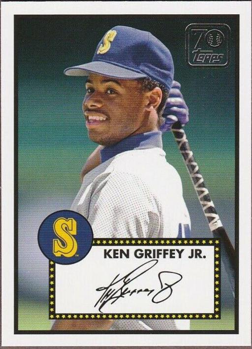 Ken Griffey Jr #70YT-2 Baseball Cards 2021 Topps 70 Years of Baseball