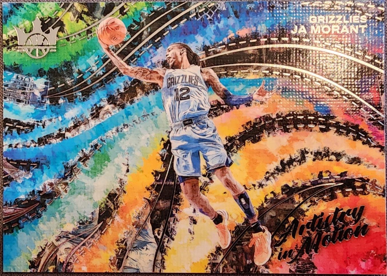 Ja Morant #6 Basketball Cards 2024 Panini Court Kings Artistry in Motion