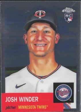 Josh Winder #115 Baseball Cards 2022 Topps Chrome Platinum Anniversary