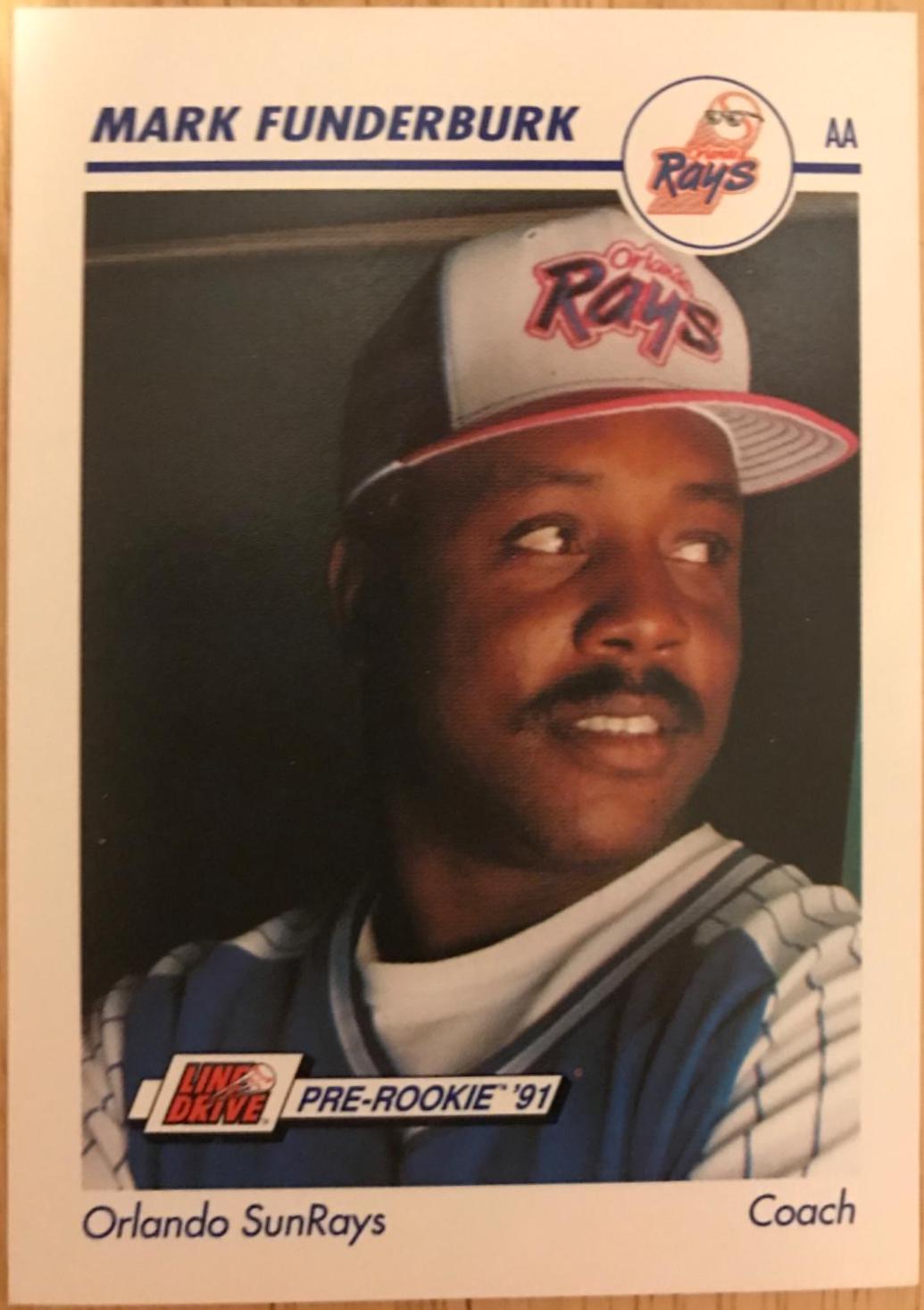 Mark Funderburk #500 1991 Impel Line Drive Pre Rookie Aa Baseball
