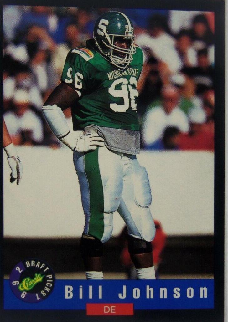 Bill Johnson #4 Football Cards 1992 Classic Draft Picks
