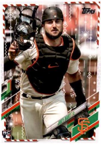 Joey Bart #HW105 Baseball Cards 2021 Topps Holiday Mega Box