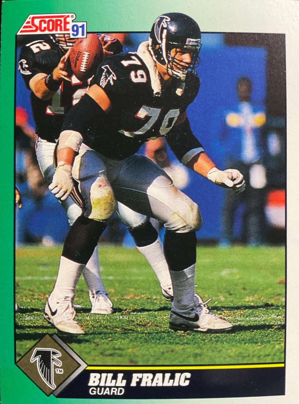 Bill Fralic #297 Football Cards 1991 Score