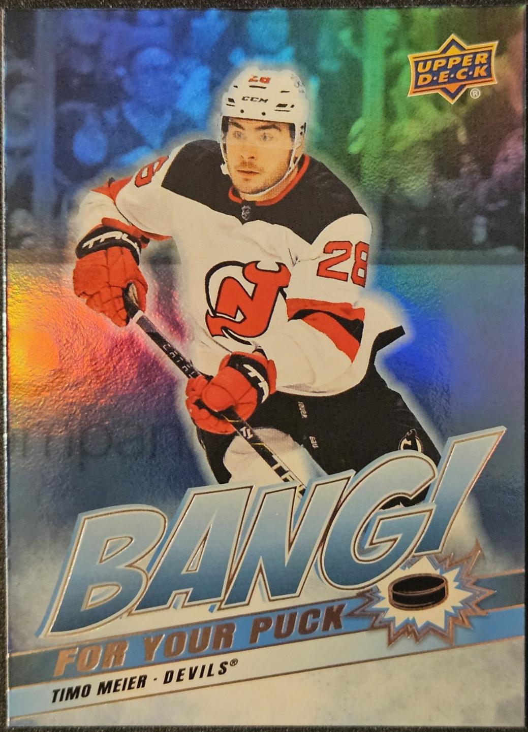 Timo Meier #BP-19 Hockey Cards 2024 Upper Deck Bang For Your Puck