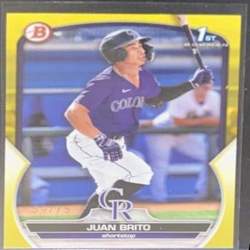 Juan Brito [Yellow] #BP-77