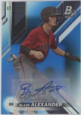 Blaze Alexander [Autograph Blue] #TOP-54