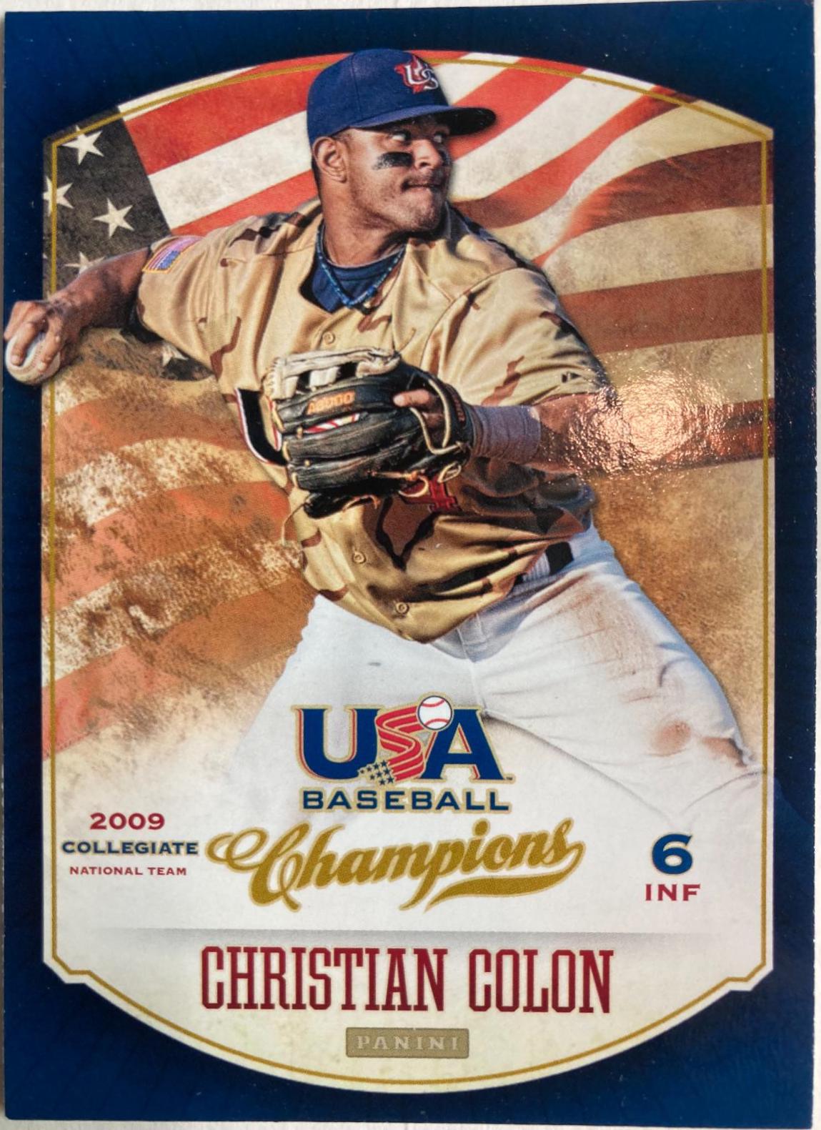 Christian Colon #75 Baseball Cards 2013 Panini USA Baseball Champions