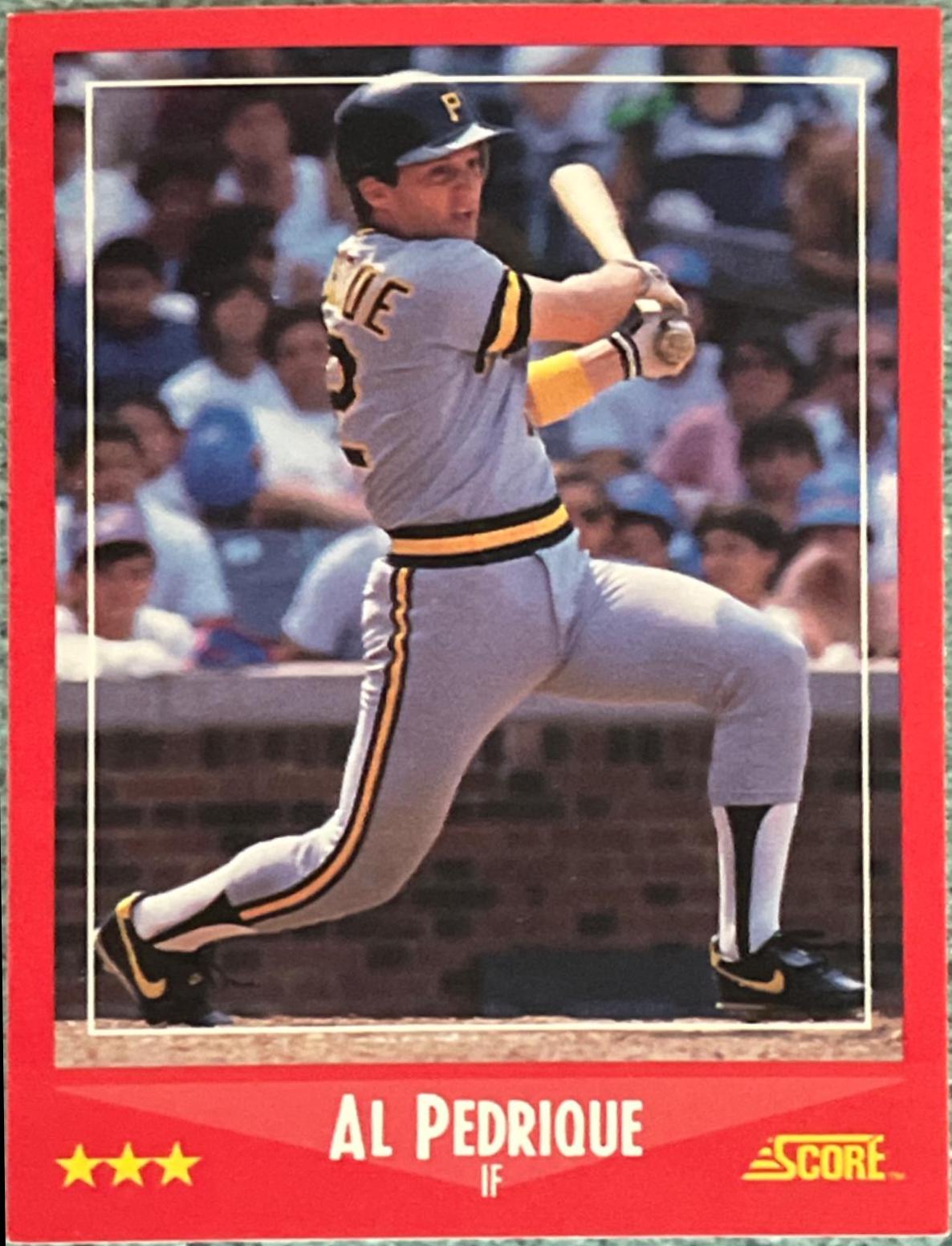 Al Pedrique #301 Baseball Cards 1988 Score