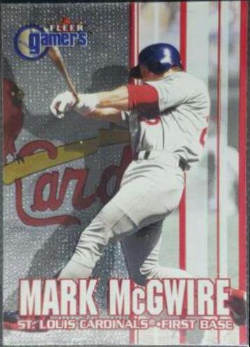 Mark McGwire #25 Baseball Cards 2000 Fleer Gamers