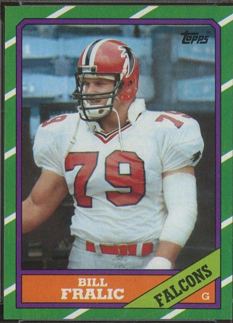 Bill Fralic #367 Football Cards 1986 Topps
