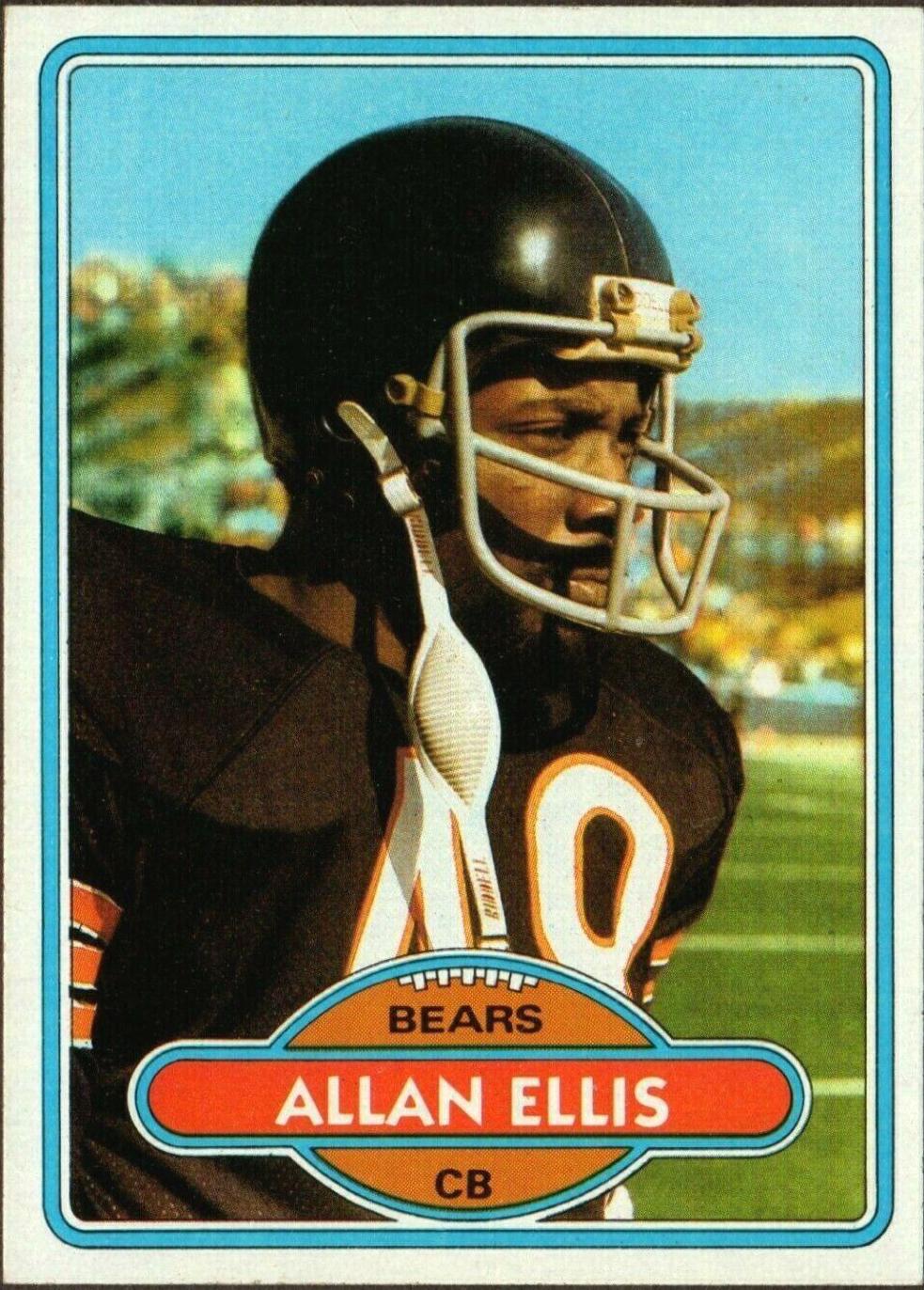 Allan Ellis #63 Football Cards 1980 Topps