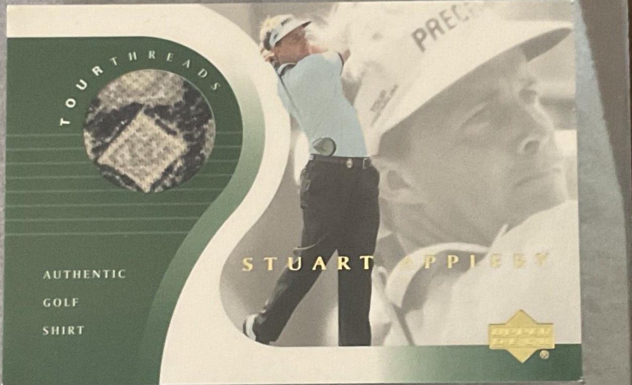 Stuart Appleby #TT-SA Golf Cards 2001 Upper Deck Tour Threads