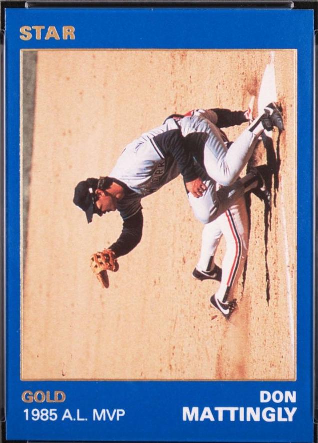 Don Mattingly #104 1990 Star Gold Edition Baseball
