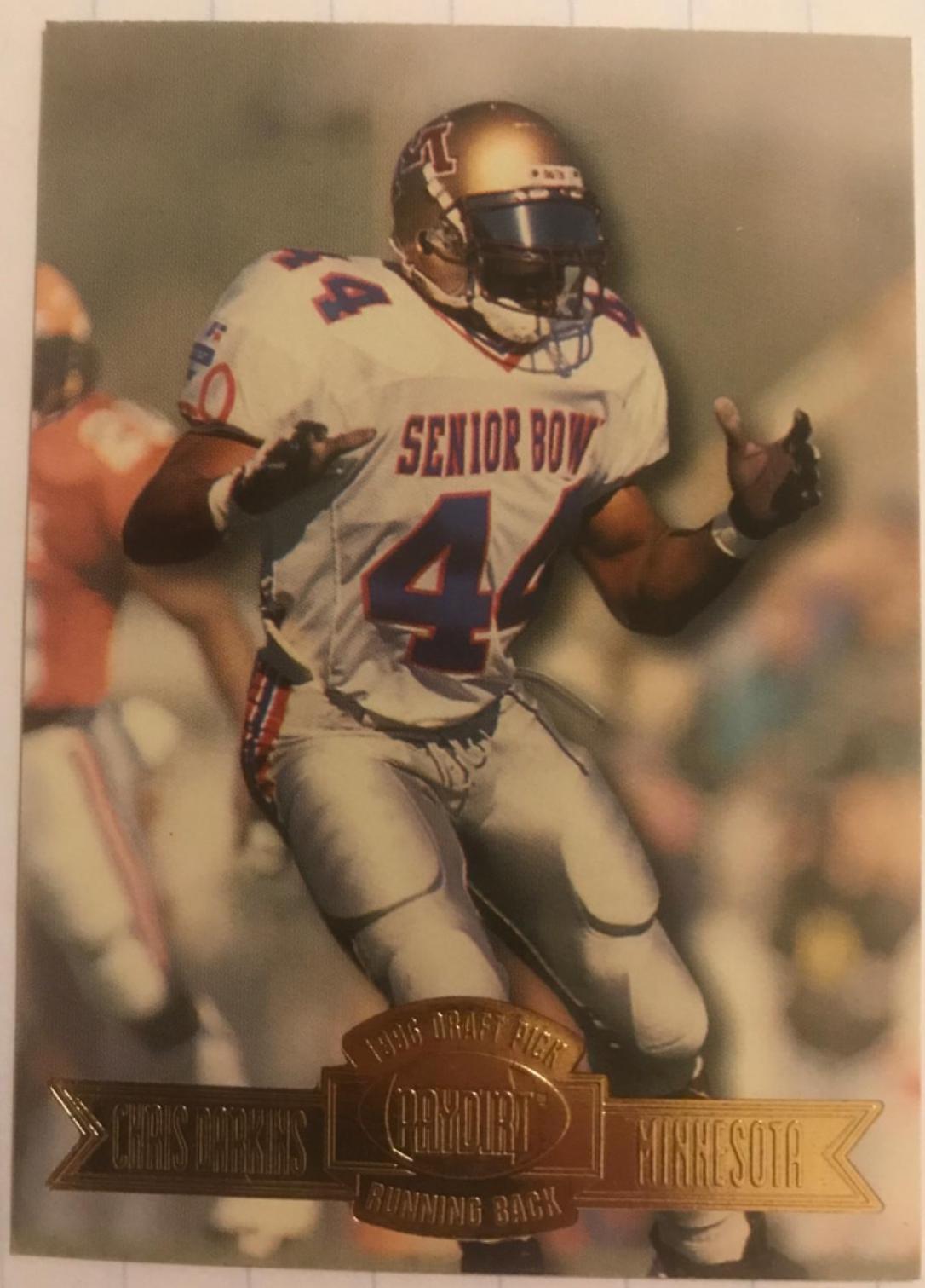 Chris Darkins #16 Football Cards 1996 Press Pass Paydirt