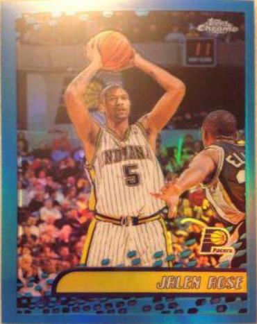 Jalen Rose #12 Basketball Cards 2001 Topps Chrome