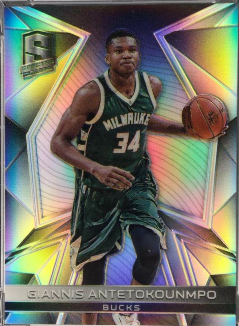 Giannis Antetokounmpo #6 Basketball Cards 2016 Panini Spectra