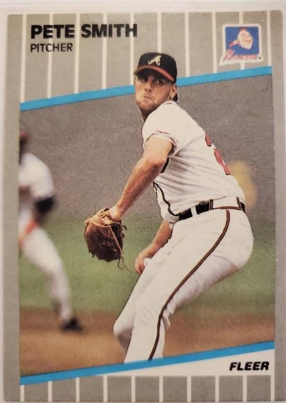 Pete Smith #600 Baseball Cards 1989 Fleer