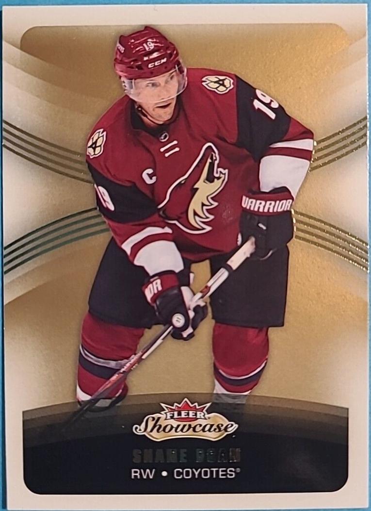 Shane Doan #75 Hockey Cards 2015 Fleer Showcase