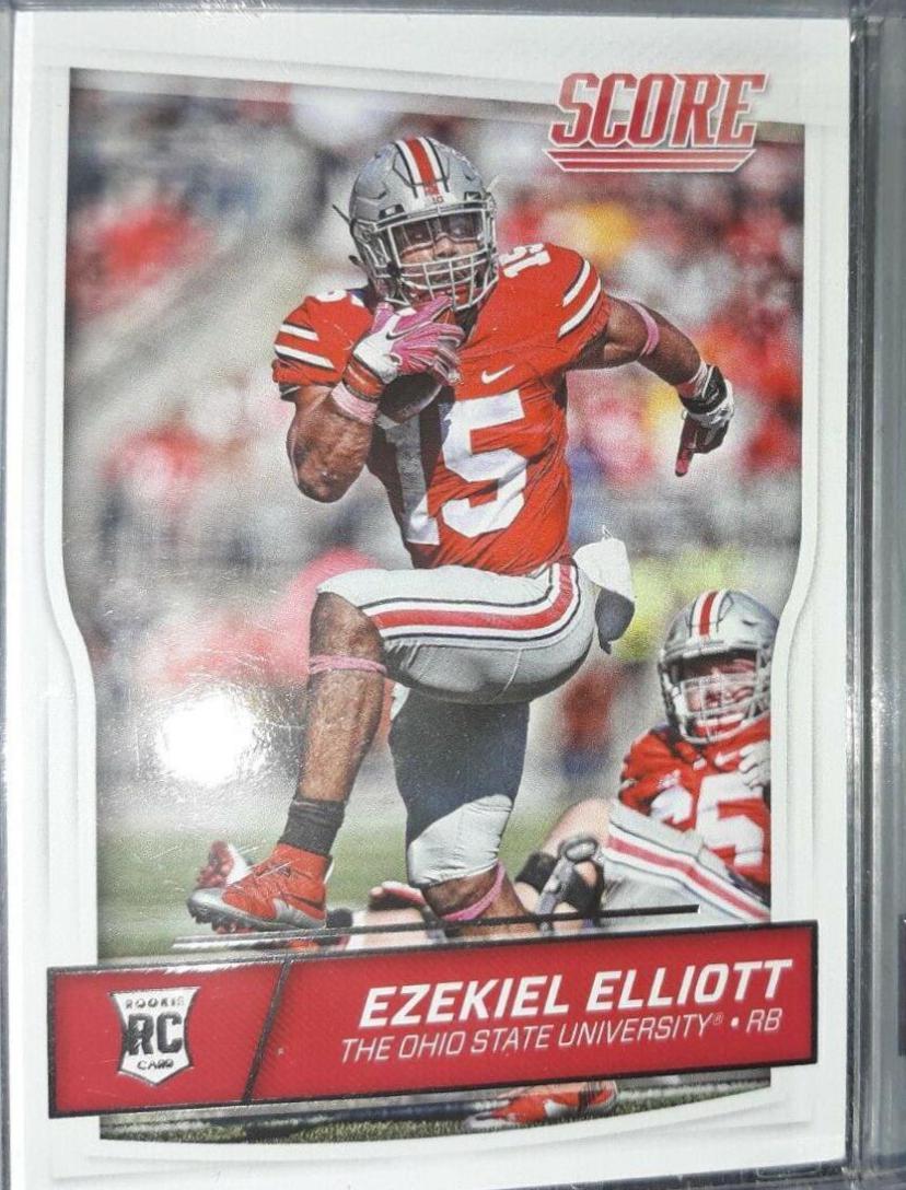 Ezekiel Elliott #344 Football Cards 2016 Panini Score