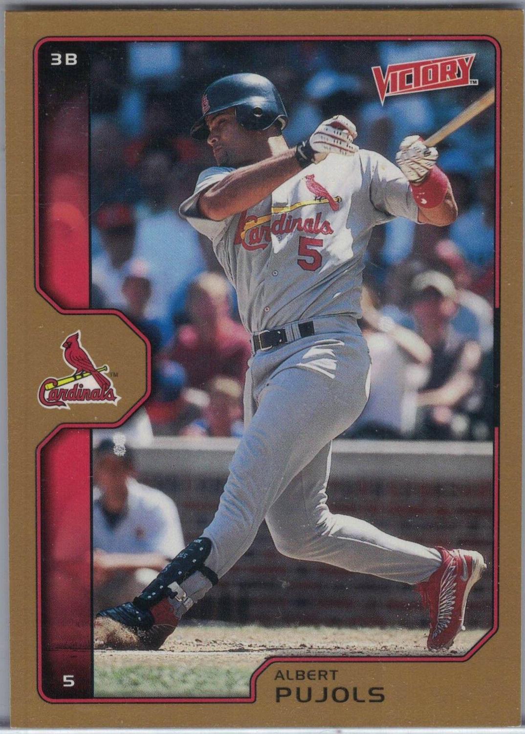 Albert Pujols [Gold] #284 Prices | 2002 Upper Deck Victory | Baseball Cards, image size:1074x1502