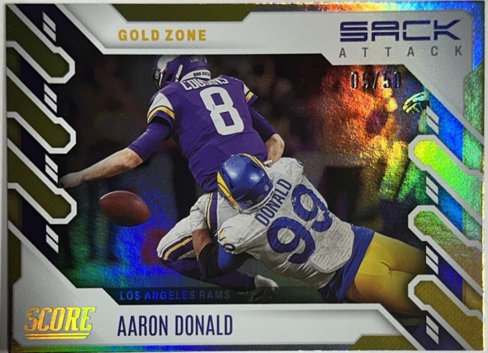 Aaron Donald [Gold Zone] #SA-AD