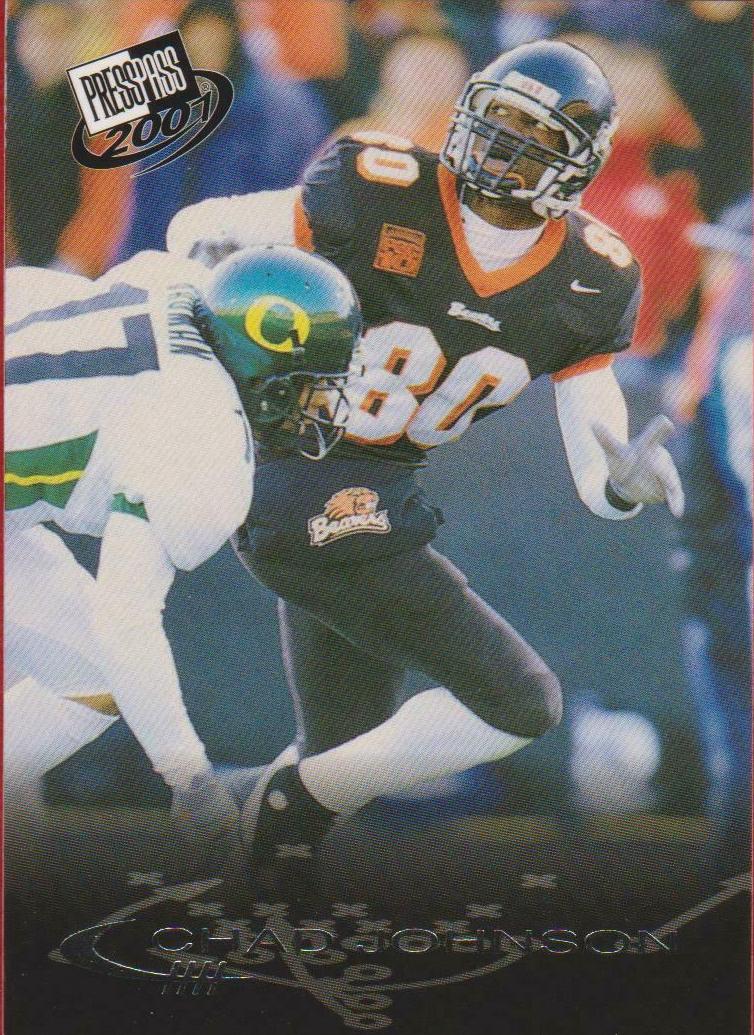 Chad Johnson #27 Football Cards 2001 Press Pass