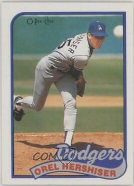 Orel Hershiser #41 Baseball Cards 1989 O Pee Chee