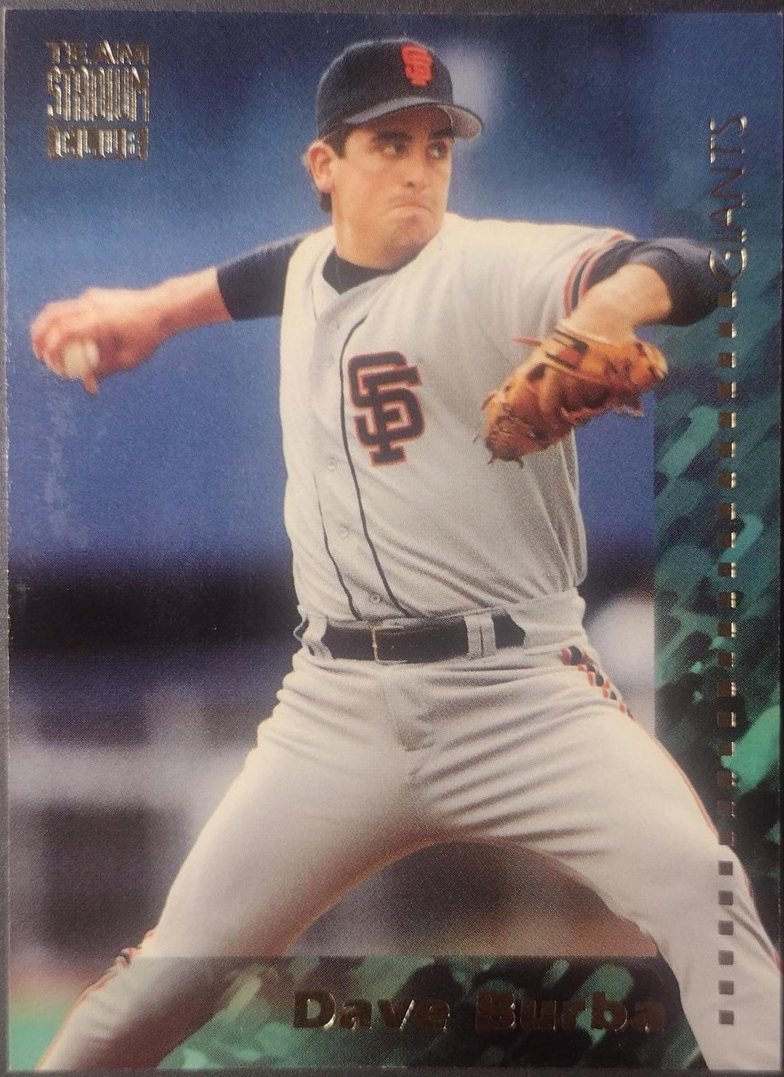 Dave Burba #8 Baseball Cards 1994 Stadium Club Team Series
