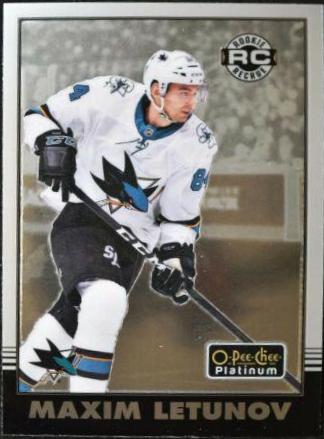 Maxim Letunov #R-61 Hockey Cards 2020 O Pee Chee Platinum Retro