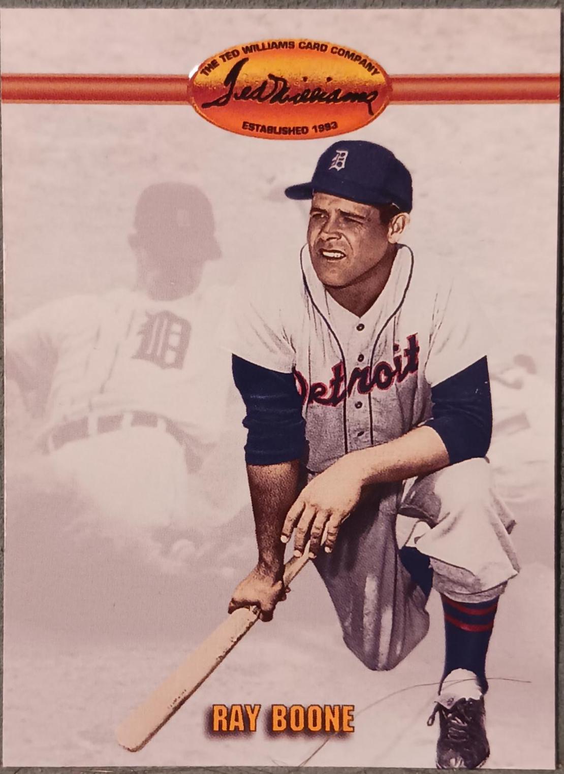 Ray Boone #36 Baseball Cards 1993 Ted Williams Co