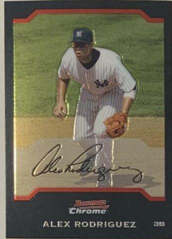 Alex Rodriguez #103 2004 Bowman Chrome Baseball