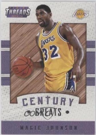 Magic Johnson #17 Basketball Cards 2015 Panini Threads Century Greats