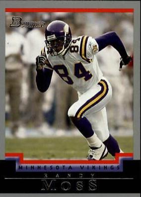 Randy Moss #8 Football Cards 2004 Bowman