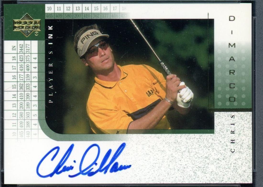 Chris DiMarco #CD Golf Cards 2001 Upper Deck Player's Ink