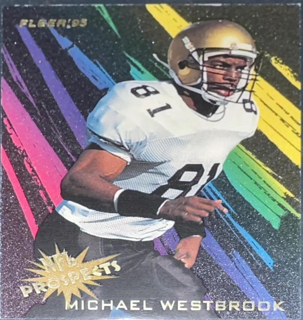 Michael Westbrook #18 Football Cards 1995 Fleer