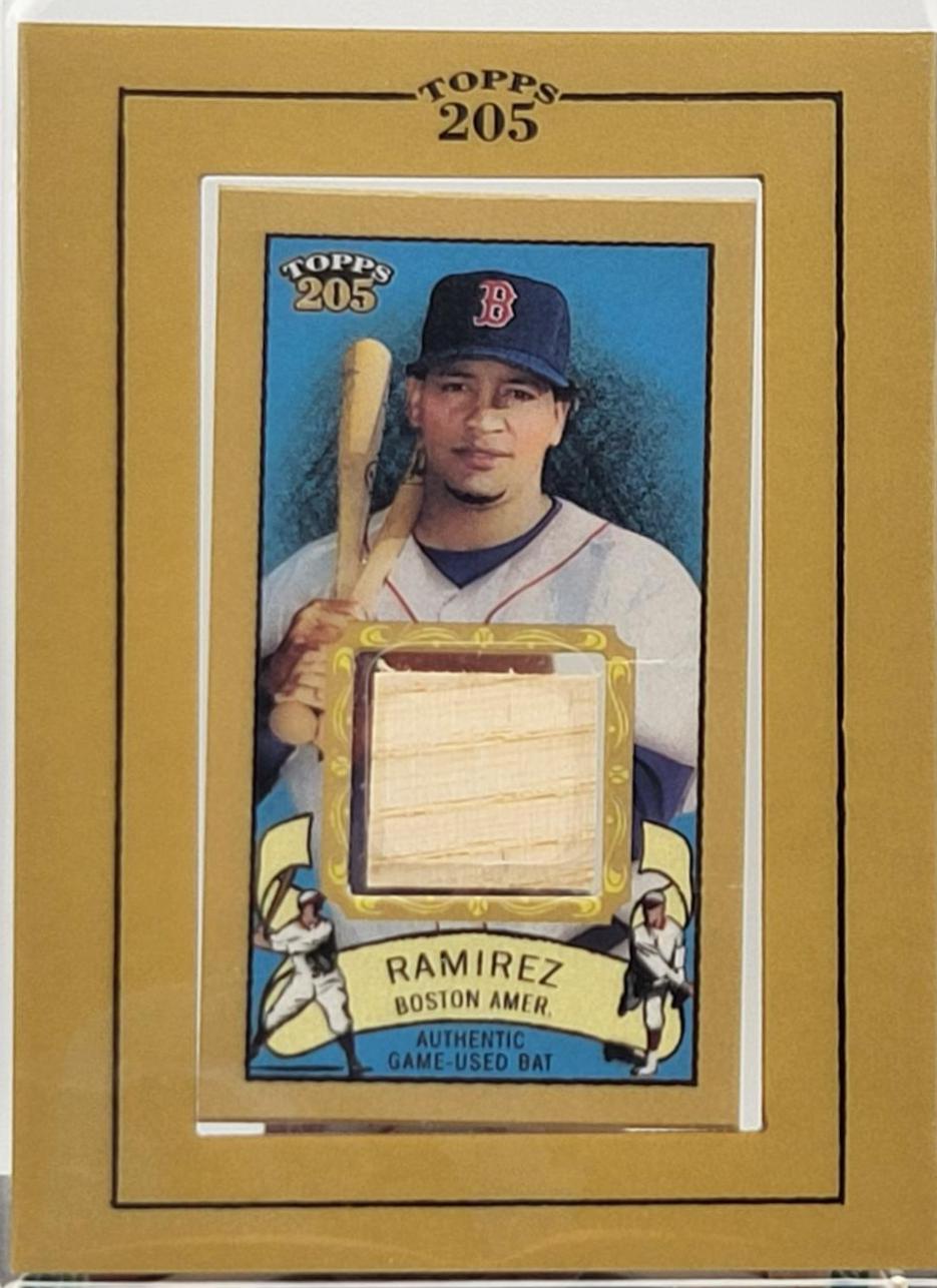Manny Ramirez #TR-MR Baseball Cards 2003 Topps 205 Tobacco Relic