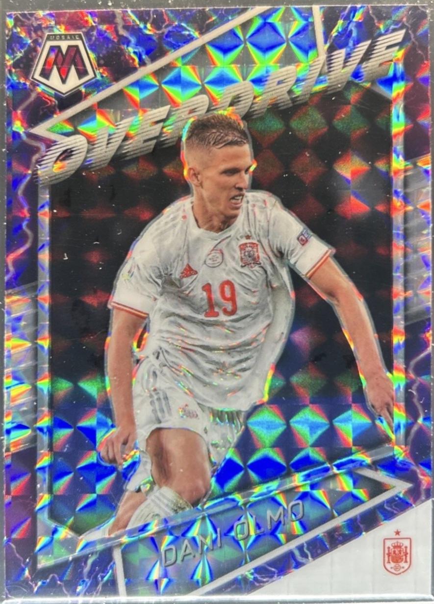 Dani Olmo #27 2021 Panini Mosaic Road To FIFA World Cup Overdrive