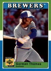 Gorman Thomas #50 Baseball Cards 2001 Upper Deck Decade 1970's Prices