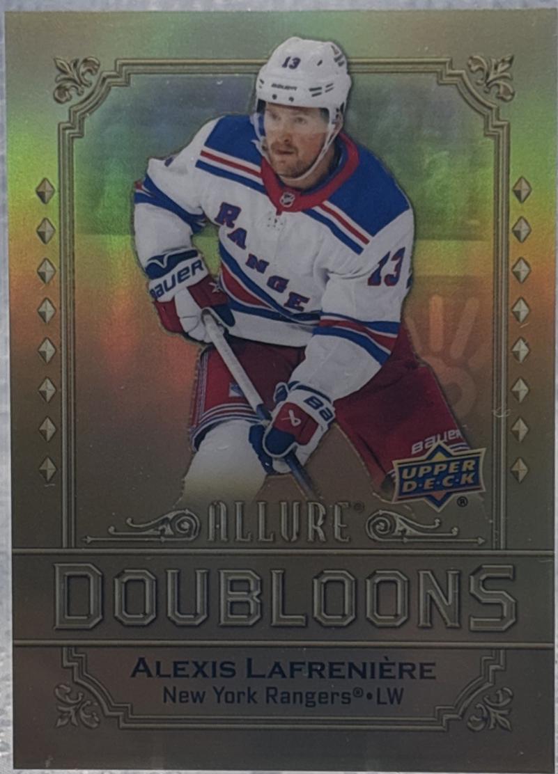 Alexis Lafreniere #DB-24 Hockey Cards 2024 Upper Deck Allure Doubloons