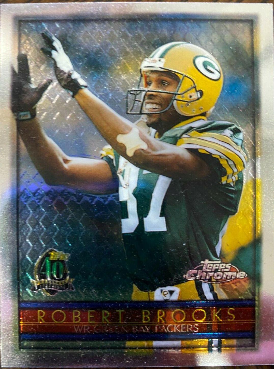 Robert Brooks #3 Football Cards 1996 Topps Chrome