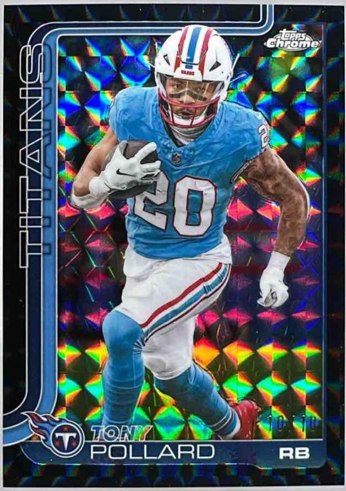 Tony Pollard [Black Geometric Refractor] #290
