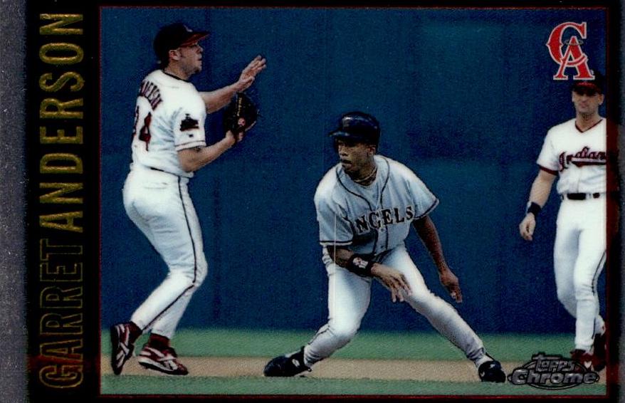 Garret Anderson #10 Baseball Cards 1997 Topps Chrome