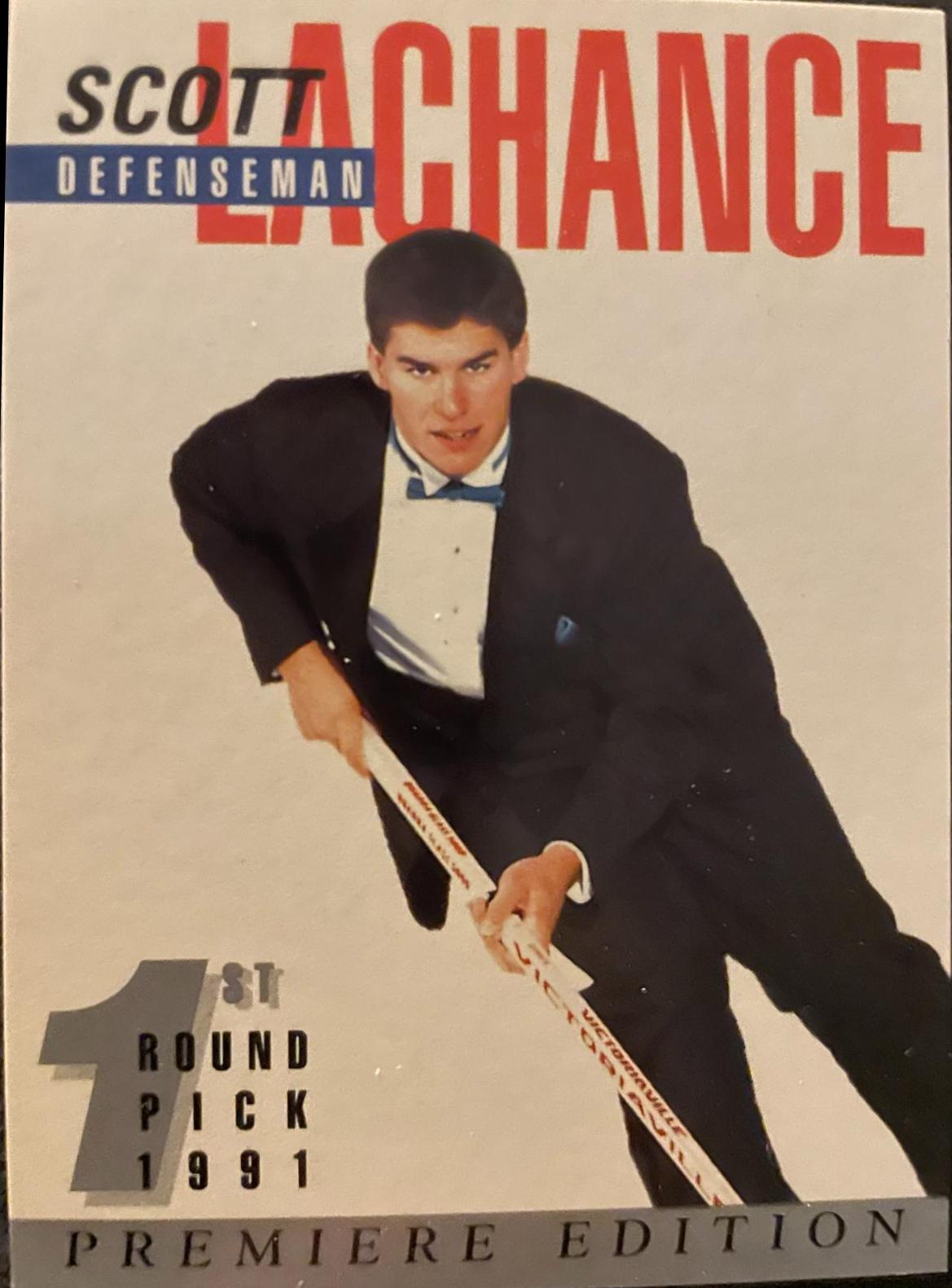 Scott Lachance #3 Hockey Cards 1991 Arena Holograms