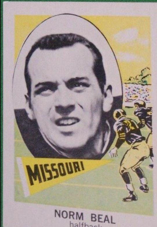 Norman Beal #149 Football Cards 1961 NU Card